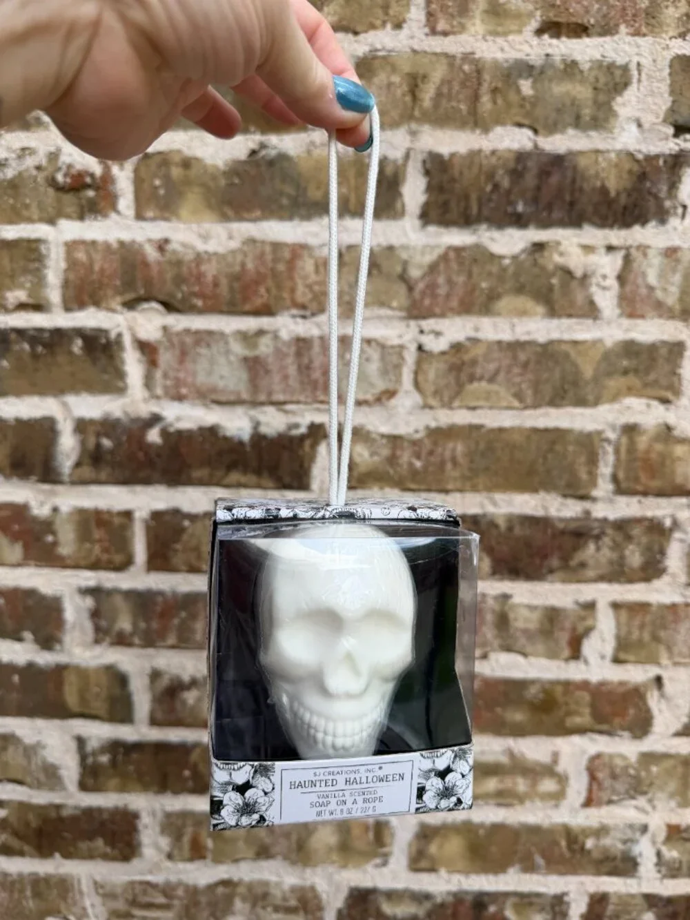 BRAND NEW SKULL Soap on a Rope